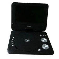 Sylvania 7" Portable DVD Player SDVD7029 Swivel Screen Black Power Cord Tested