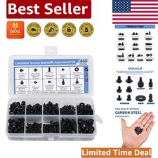400-Piece Computer Screws Assortment Kit - Perfect for Motherboard  DIY Repairs