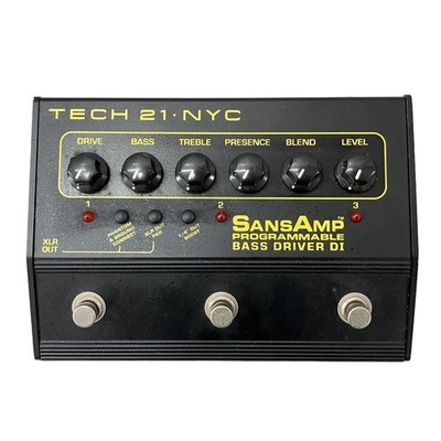 TECH 21 NYC SANSAMP BASS DRIVER DI Bass Preamp Effekte Gebraucht