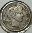 1910 10c Barber Dime ** Q5160