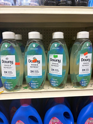 Downy Rinse & Refresh 3X Odor Power Fabric Rinse Cool Cotton 48 fl oz