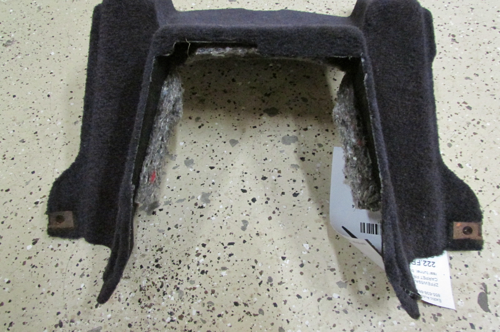 Ferrari F430, Rear Tunnel Carpet, Dark Blue, Used P/N 68603694