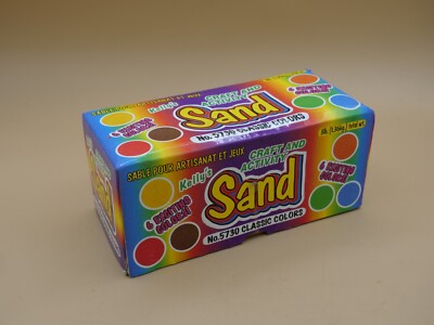 3lb 6 Exciting Colors  Kelly's Craft Sand #5730
