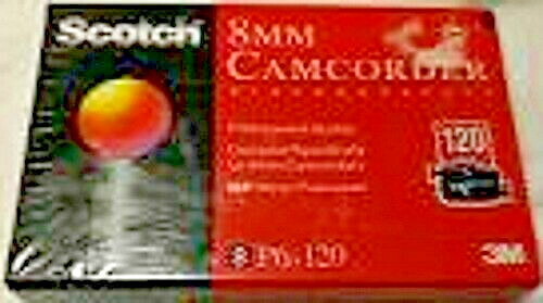 SCOTCH 8mm P6-120 MP Video Camcorder Video Cassette NEW