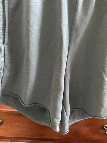 Women Adidas size L 14/16 blue cotton blend pull-on basketball shorts w/ pockets - Picture 11 of 21