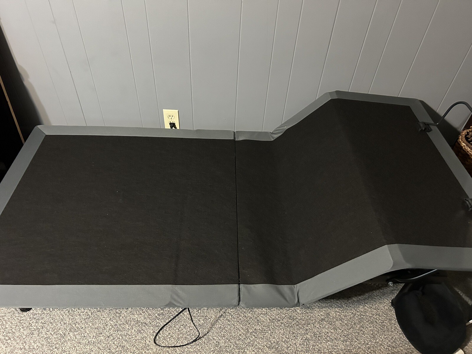 Twin size mechanical hospital bed with Purple mattress eBay