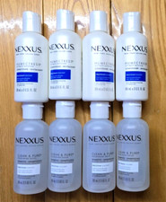 8 X NEXXUS CLEAN PURE SHAMPOO HUMECTRESS CONDITIONER TRAVEL SIZE 3oz