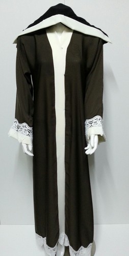 Neuf Ouvert Avant Abayas/Robe/Islamique Vêtement/Saoudien Femme Robe. Taille - Photo 2 sur 7