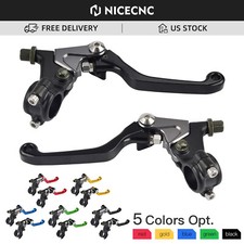 Shorty Clutch & Brake Lever Set w/ Perch For Honda XR80 Drum Brakes Motorcycles