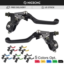 Shorty Clutch & Brake Lever Set w/ Perch For Honda XR80 Drum Brakes Motorcycles