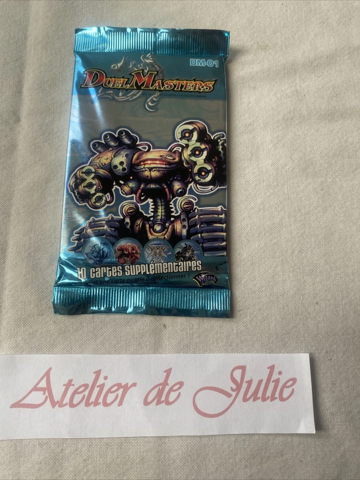 Lot De 5 Boosters Duel Masters francais - DM01 - Set De Base - Scelle Neuf - Photo 2/4