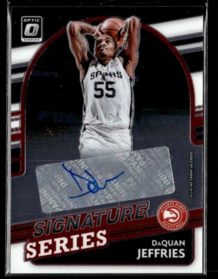 2021-22 Donruss Optic Signature Series DaQuan Jeffries Auto