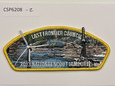 Boy Scout Last Frontier Council 2013 National Jamboree Yellow Border CSP