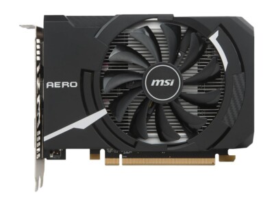 MSI Radeon RX 550 4GB GDDR5 PCI E x16 (Uses x8) Video Card RX 550 AERO ITX 4G OC