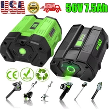 7.5Ah 56V Replacement Lithium Battery For EGO 56V Lawn Mower Leaf Blower Tool