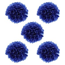 8" Tissue Pom Poms Flowers 5 Pack Paper Flower Ball for Wedding Bridal Shower...