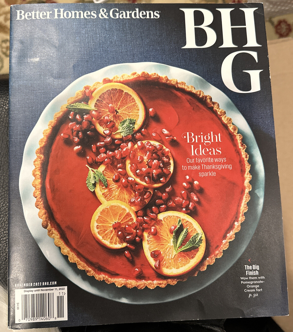 Better Homes & Gardens November 2022 Bright Ideas Thanksgiving