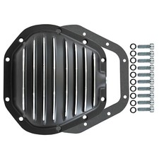 Dana 60 Front Finned Black Aluminum Differential Cover F250 F350 Superduty 4wd