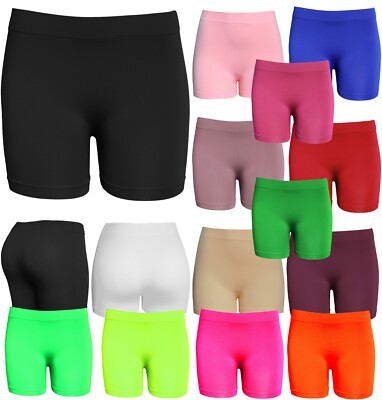 Women's Workout Seamless Layering Biker Bermuda Boy Shorts