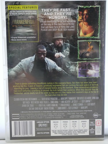 Frankenfish DVD Tory Kittles K.D. Aubert China Chow Matthew Rauch Free Post R 4 - Picture 2 of 2