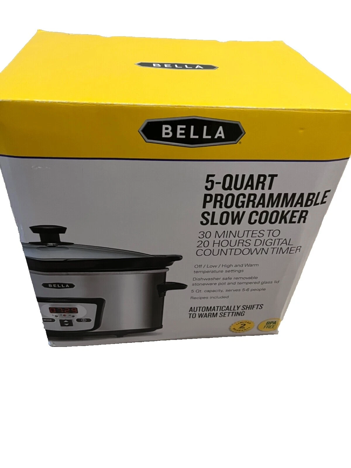 Acero Inoxidable Bella lento cocinas cocinas lenta