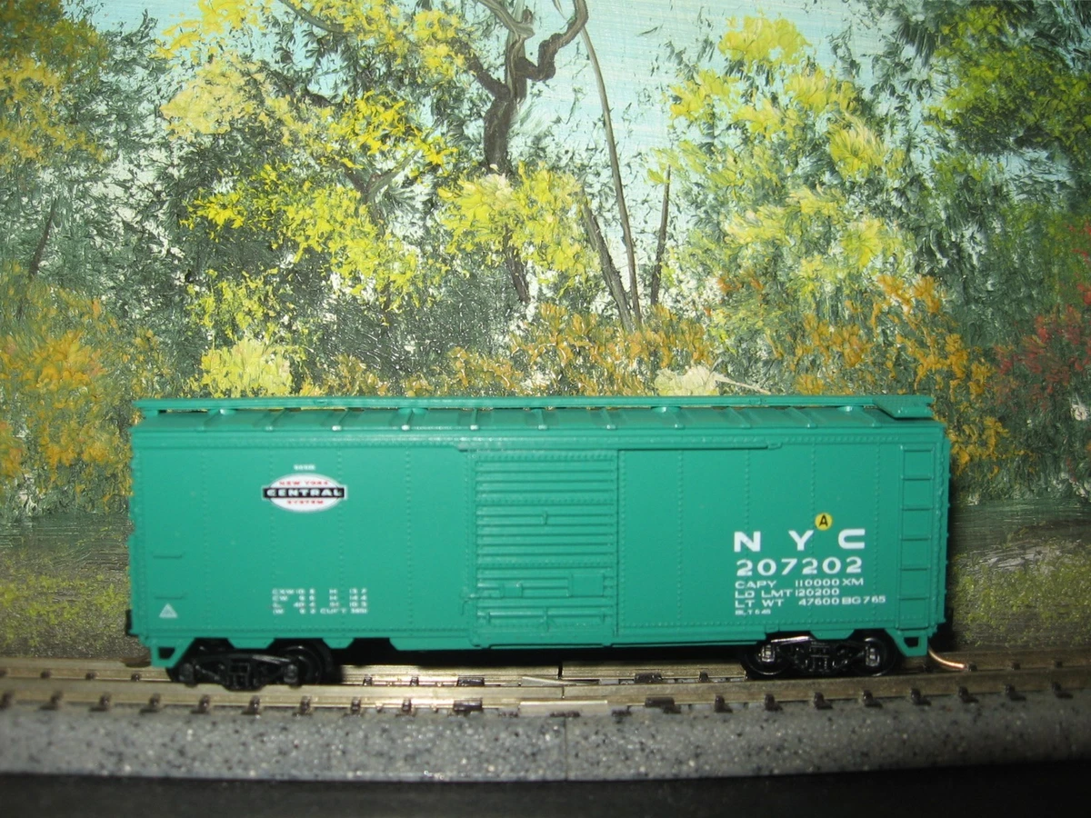 BLW N SCALE 1032 40 BOXCAR NYC 207202 JADE GREEN COLLECTOR