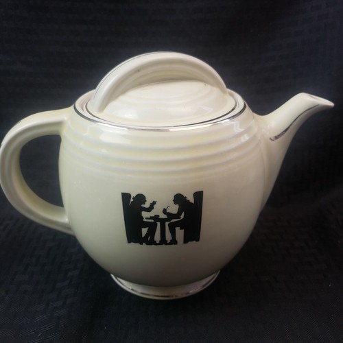 Halls Silhouette Tea Coffee Pot Kettle Vintage - Picture 5 of 9