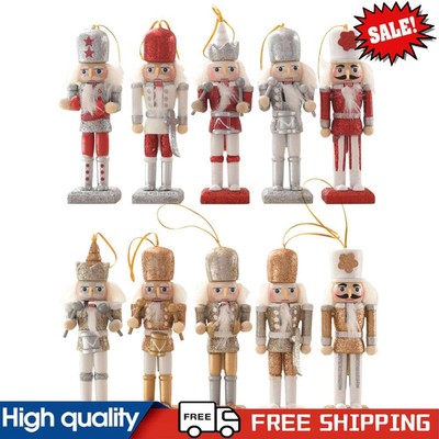 5 Stück Weihnachten Nussknacker Ornamente Weihnachten Nussknacker Figuren Ornamente ~G