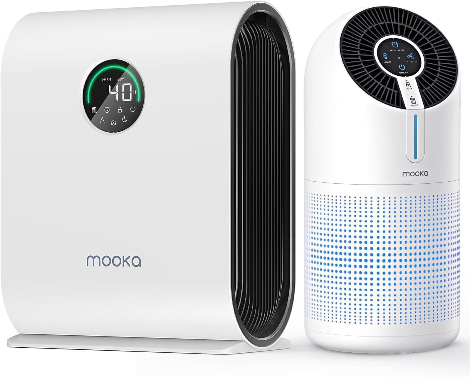 Air Purifier for Home Large Room Up to 2500 ft², MOOKA H13 HEPA Smart Large-image