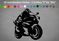 Motorcycle Silhouette R1 R6 Stickers Speedway Sportsman CBR Fun 18 Colours 5 Sizes