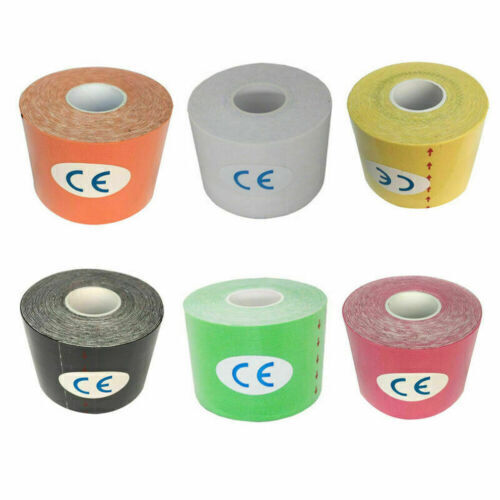 6x Athletic Elastic Physio Sports Kinesiology Rock Tape Muscle Bandage 5cmx5m AU - Picture 27 of 32