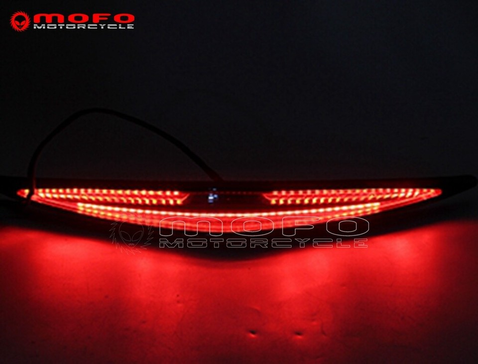 14-20 Saddlebag LED Run Brake Turn Lamp Lights CVO Style Dark Smoke