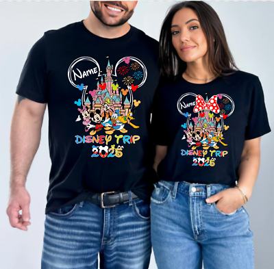 Personalised Disney Trip 2026 T-Shirt Mickey Minnie Mouse 2026