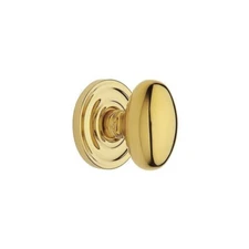 Baldwin 5225 003 FD Egg Knob Entry Full Dummy in PVD Polished Brass