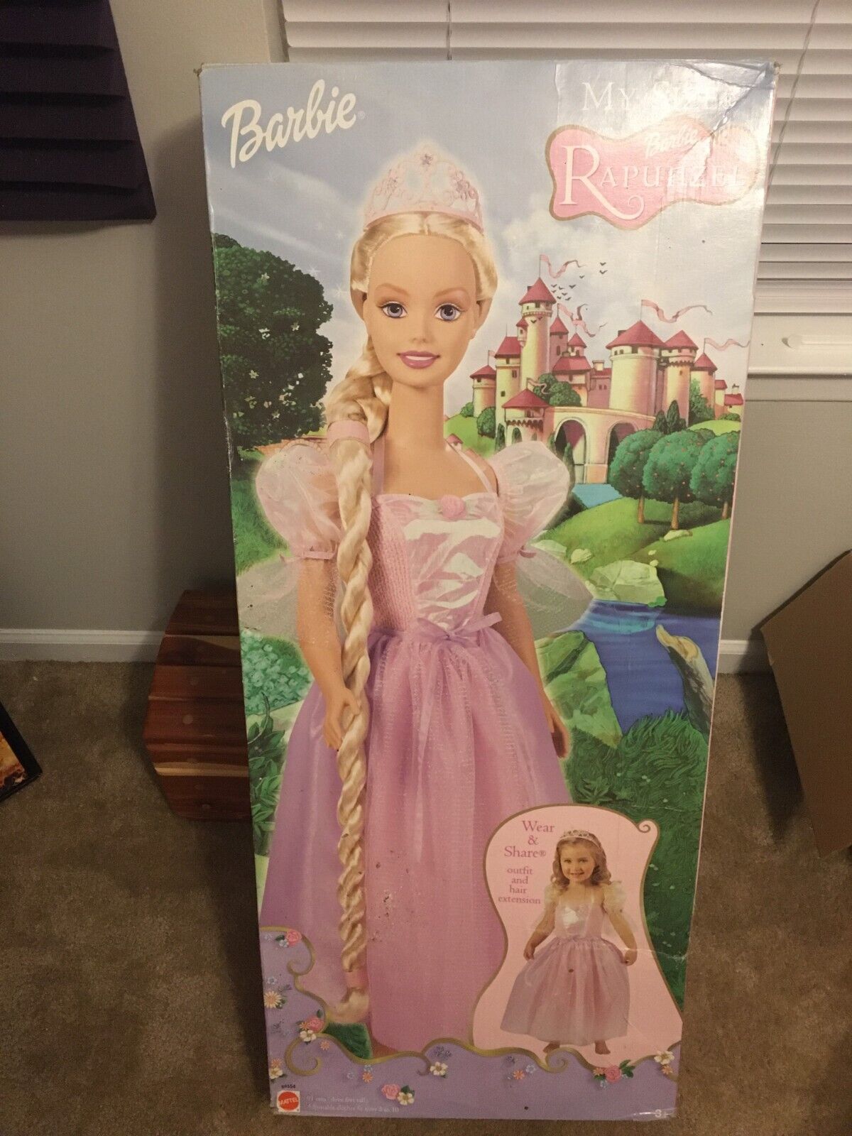 My size as rapunzel |