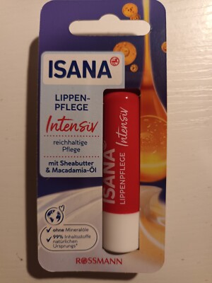 ISANA Lippenpflegestift Intensiv Sheabutter Macadamia Öl *LIMITED EDITION* NEU 