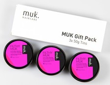 Filthy Muk Triple Hair Wax Gift Pack 3x Tins of 50g Firm Hold Paste (�7.32 each)