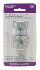 (2 Pack) Double Roller Catch Zinc