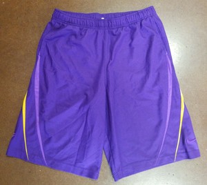 Nike Purple Yellow Shorts Kobe Bryant Mamba Los Angelas Lakers Drawstring Xl Ebay