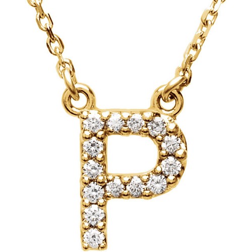 14k Yellow White or Rose Gold Diamond 