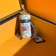 Luxury Lipstick holder keychain bag pendant - White