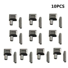 10/123PC Zipper Repair Kit Metal Retainer Insertion Pin Zipper Top / Bottom stop