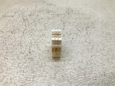 Entrelec M 4/6 White Wire Terminal M46 M4/6 Lot of 3 (VT)