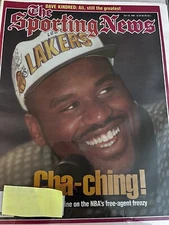 The Sporting News Shaquille O’Neal Shaq LA Lakers Free Agent July 29 1996