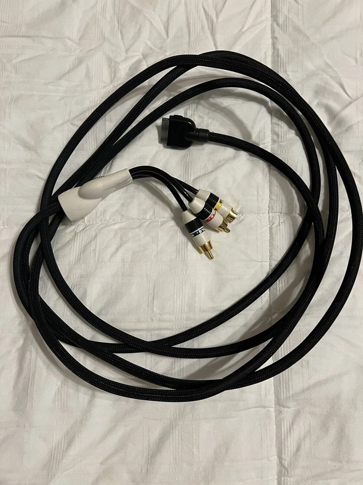 Monster iPod iPhone 30 Pin Cable TV Link Video Audio Stereo 10ft + BONUS - Image 2 of 4