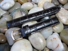 16 mm Hadley Roma MS836 Dark Brown Italian Calfskin Leather Watch Band strap
