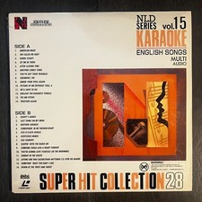 NLD SERIES ENGLISH SONGS KARAOKE Laserdisc Volume 15 Super Hit 28 Songs NLD-15 