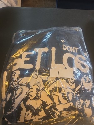 This is a $NOT Don't Get Lost in the Mosh Pit hoodie in black.