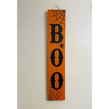 Glitzhome® 42"H Halloween BOO Wooden Porch OR Wall Sign 