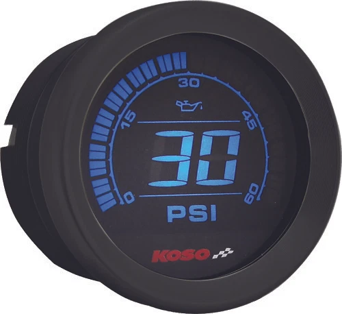 Koso North America Digital Gauge Cluster - Black Motorcycle Street Bike BA050903 - Image 3 of 4